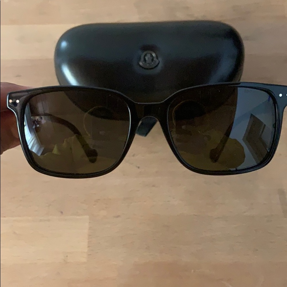 Moncler Sunglasses ML0011 01A Shiny Blk/Smoke Lens - Picture 5 of 8